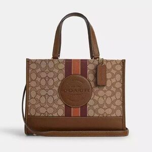 COACH Dempsey Carryall In Signature Jacquard With Stripe And Coach Patch